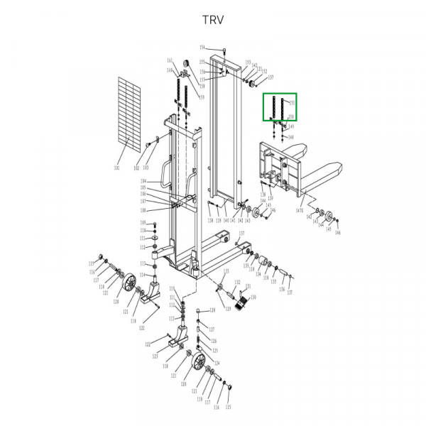 Цепь гидроузла для TRV1016