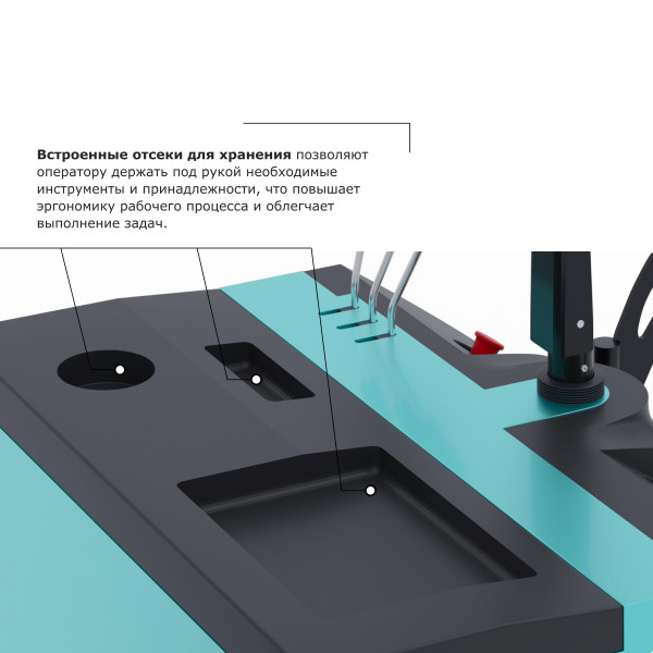 Штабелер с выдвижной мачтой (мини-ричтрак) PROLIFT PRO MRV 2055 li-ion