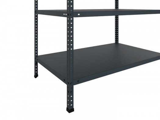 Стеллаж MS Standart 1850х1000х500х5 Black