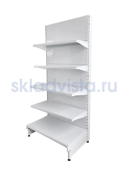 Стеллаж торговый пристенный 600х500х1950h