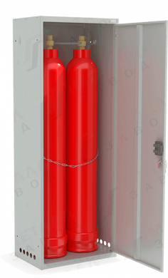 Шкаф для газовых баллонов ШГР 40-2-4(2x40л)