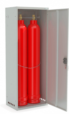 Шкаф для газовых баллонов ШГР 40-2-4(2x40л)